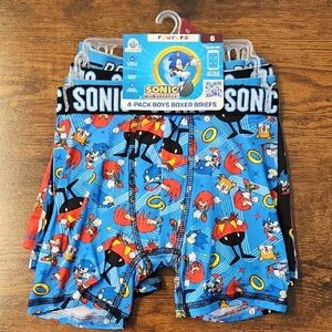 Sonic the Hedgehog Boys Boxer Briefs Size 6